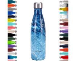 FLASKE Original 500ML - Galaxy Skye - RVS Drinkfles van 500ML - Geschikt als waterfles, thermosfles en thermoskan