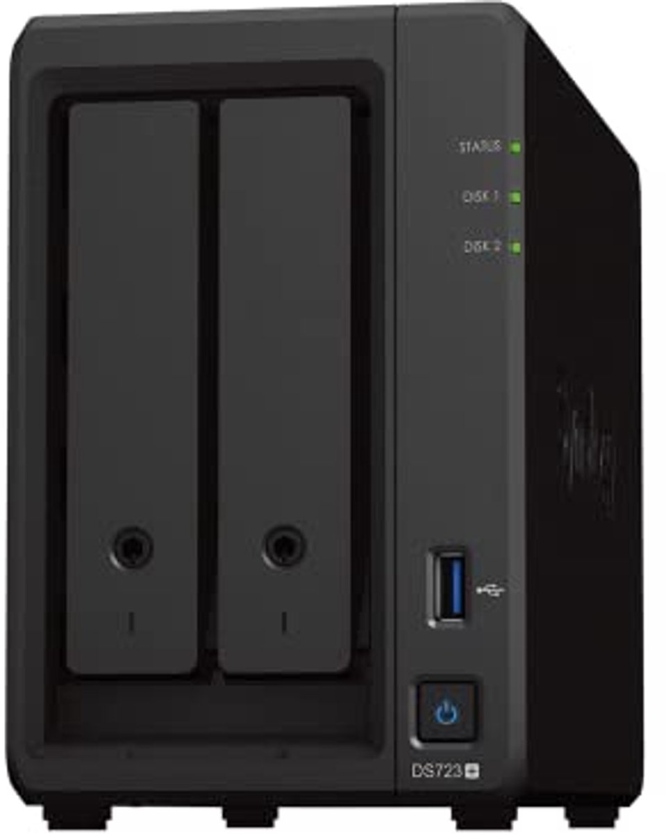 Image of 2-bay desktop NAS met 8TB opslagcapaciteit