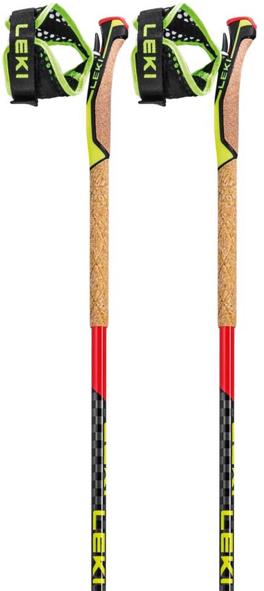 Leki Alpino Mezza Race Stokken Geel 120 cm