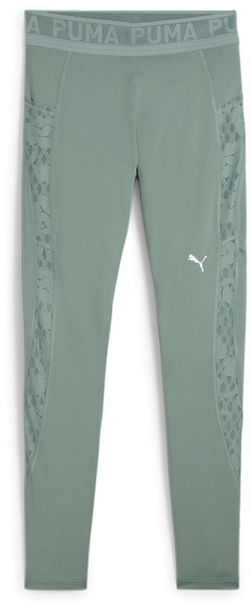 Puma Lace Hoge Leggings Vrouw Groen