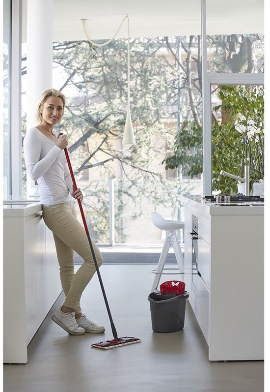Vileda UltraMax Power 2en1 - Set Complet - Balai à Plat Microfibre + Seau-Essoreur