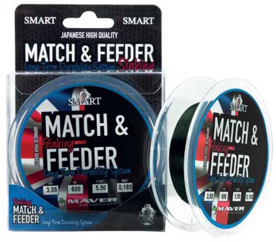Fil monofilament transparent Maver Match&feeder coulant 600 m, 0,153 mm