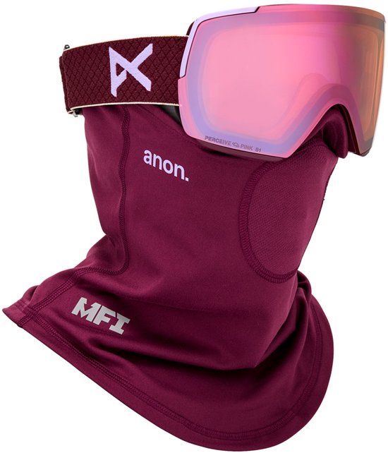 Anon M5s+bonus Lens+mfi Face Mask Skibril Paars Perceive Cloudy Pink/CAT1