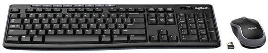 Logitech MK270 - Draadloos Toetsenbord en Muis - Qwerty