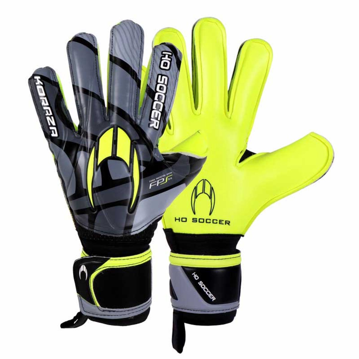 Ho Soccer Koraza Keepershandschoenen Geel 3