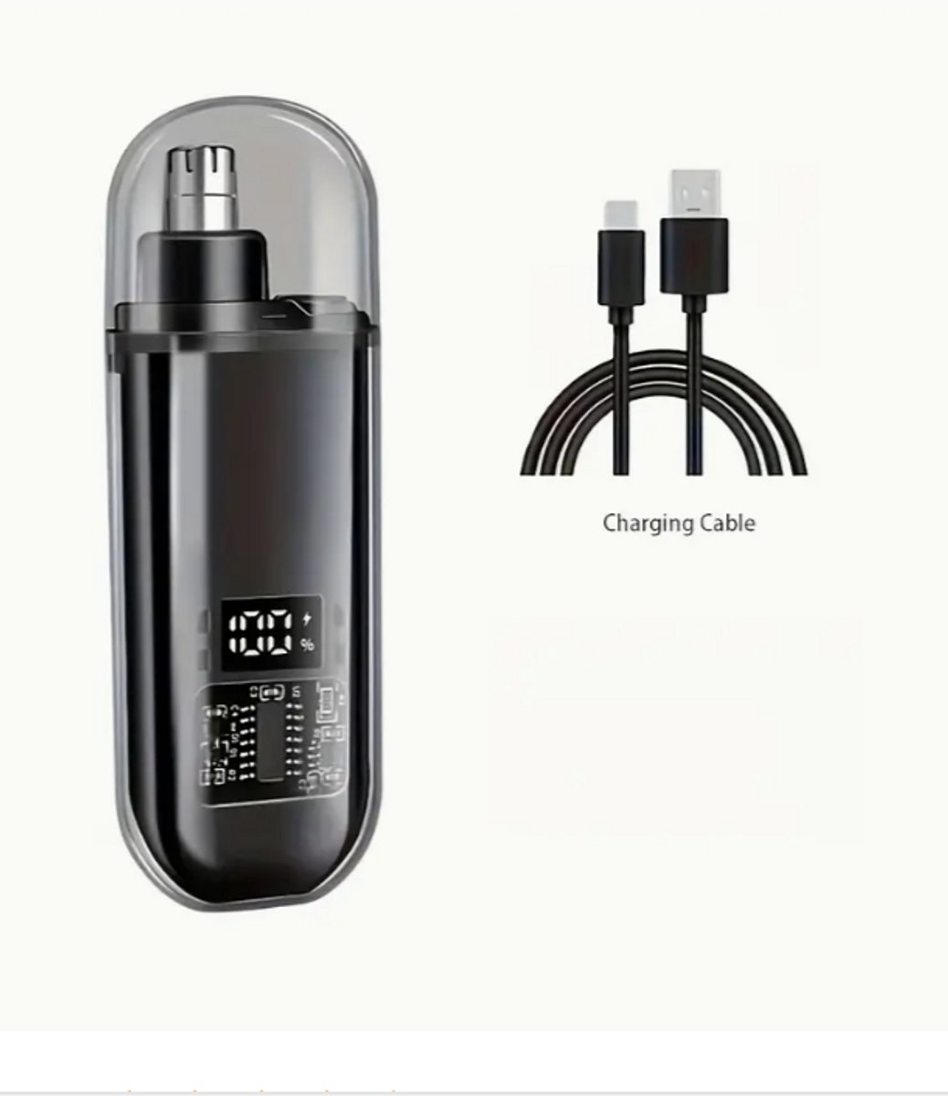 Neushaartrimmer - Oorhaartrimmer - Wenkbrauw Oplaadbaar-USB - Mannen - Vrouwen - Roestvrijstalen Kop - Stille Motor - Gebruiksvriendelijk