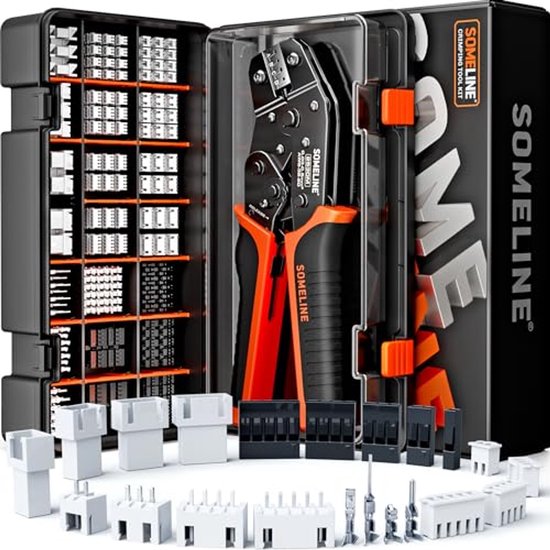 Jeu de pinces à sertir pour connecteurs JST et Dupont – 21 styles, 0 mm² (AWG 30-20)