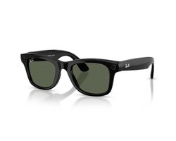 Ray-ban Wayfarer Meta Gen 2 Zonnebril Zwart G15 Green / 53 Man,Vrouw