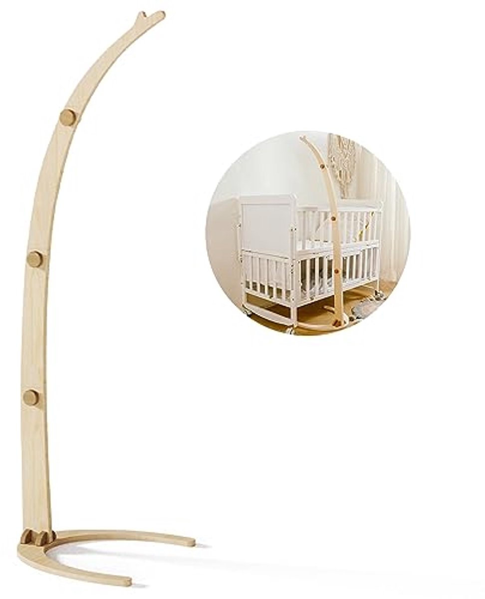 Houten Baby Mobile Houder voor Wieg en Tafel - DIY Frame voor Mobiele Decoratie