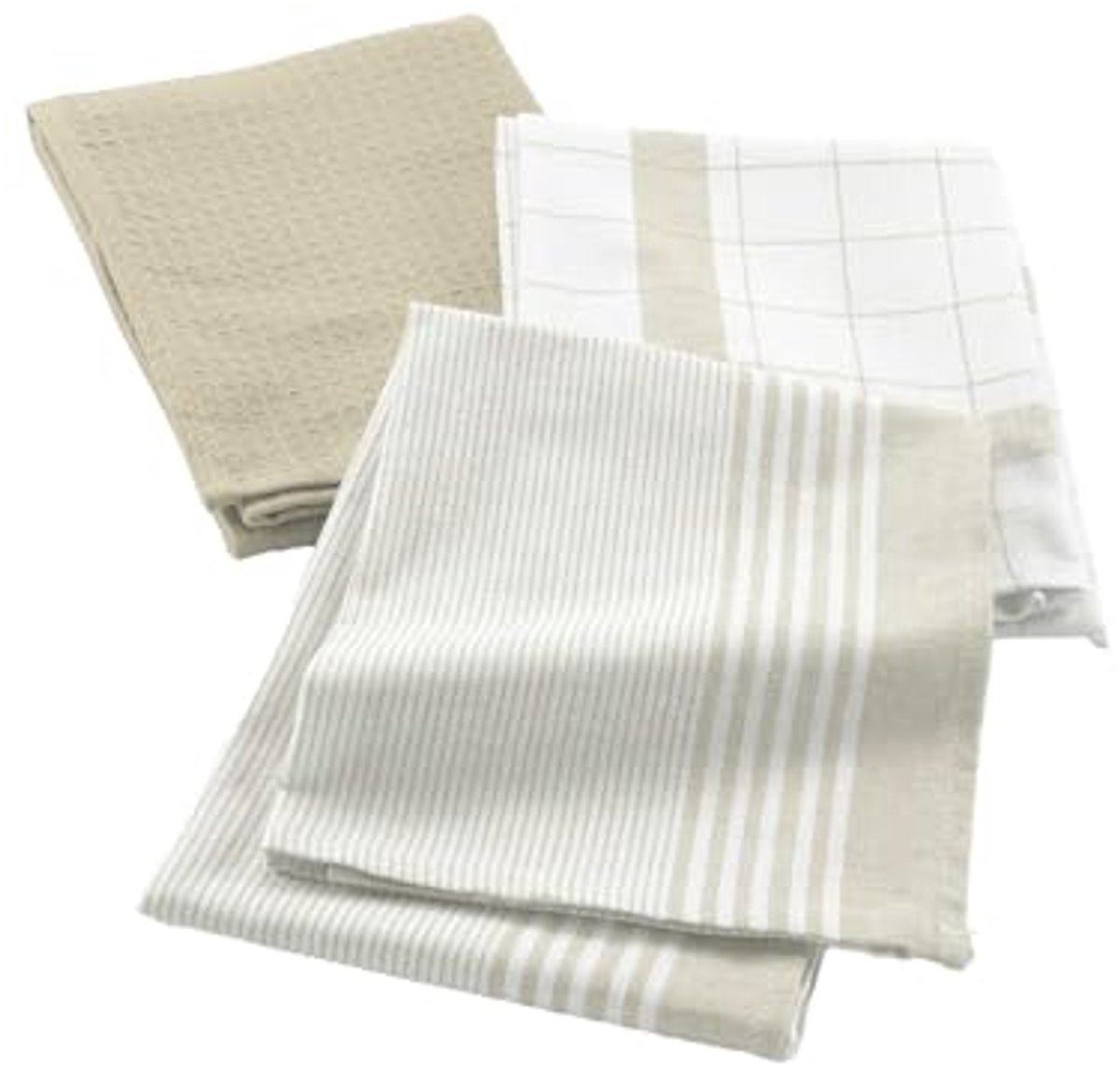 Keuken Doekjes Set van 3 - 50 x 70 cm Honingraat Geweven Katoen