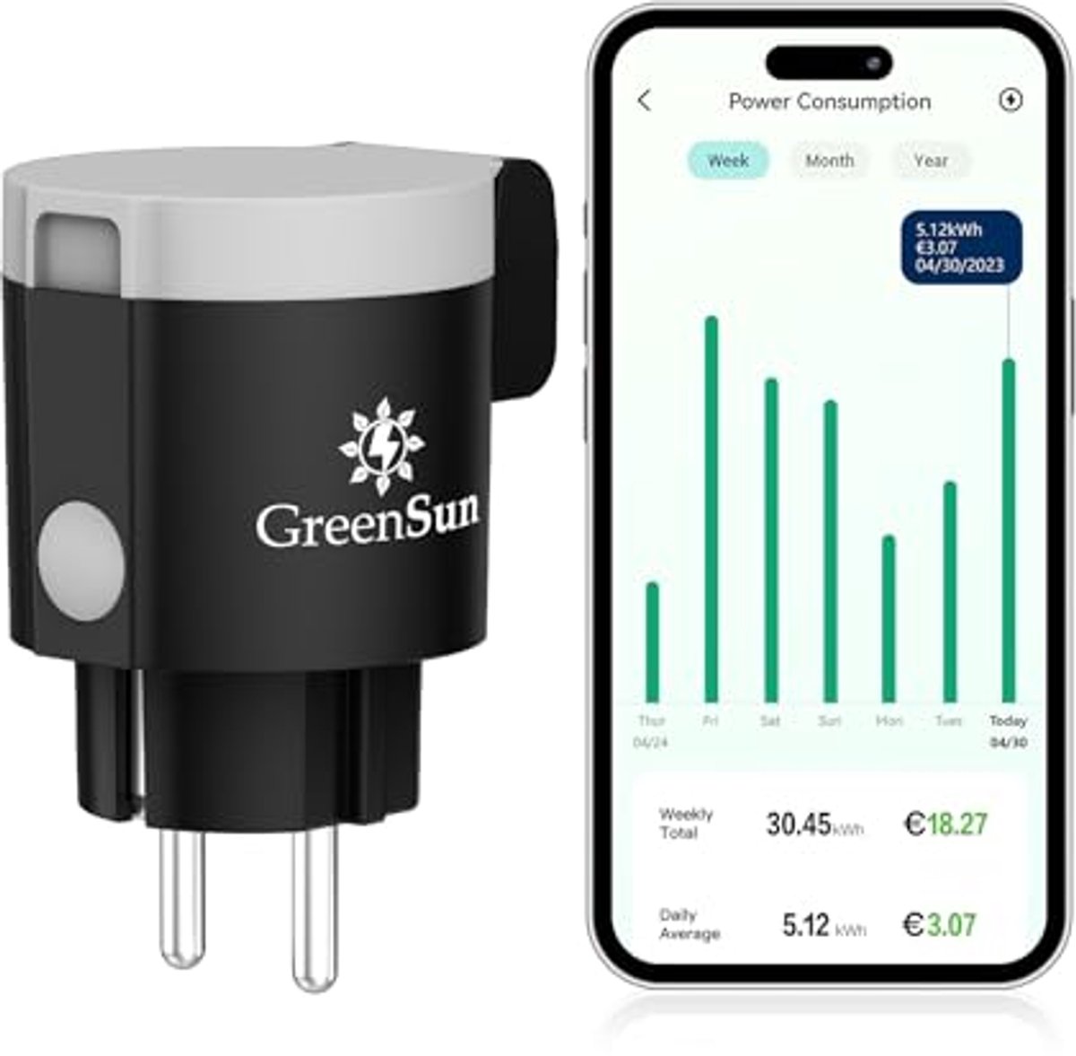 Wifi-stopcontact met Timer voor Buiten - Waterdichte Smart Plug voor Buitengebruik
