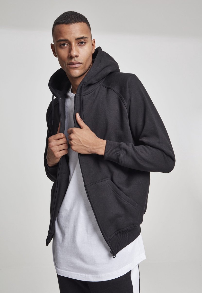 Urban Classics Basic Vest met capuchon 3XL Zwart
