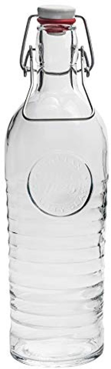 Werkplaats met sluiting 1 liter - Transparante glazen container 31 x 8,5 x 8,5 cm