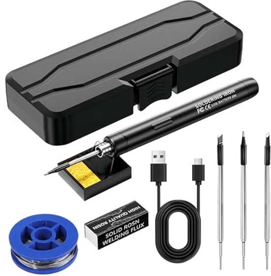 Fer à Souder Professionnel Pointe En T - 60W - Pour Réparation Écrans LCD Et Composants - Neuf