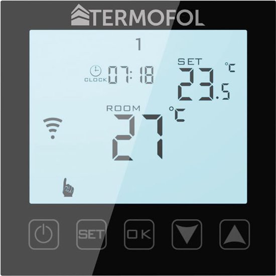 RF Thermostaat digitaal met RF ontvanger