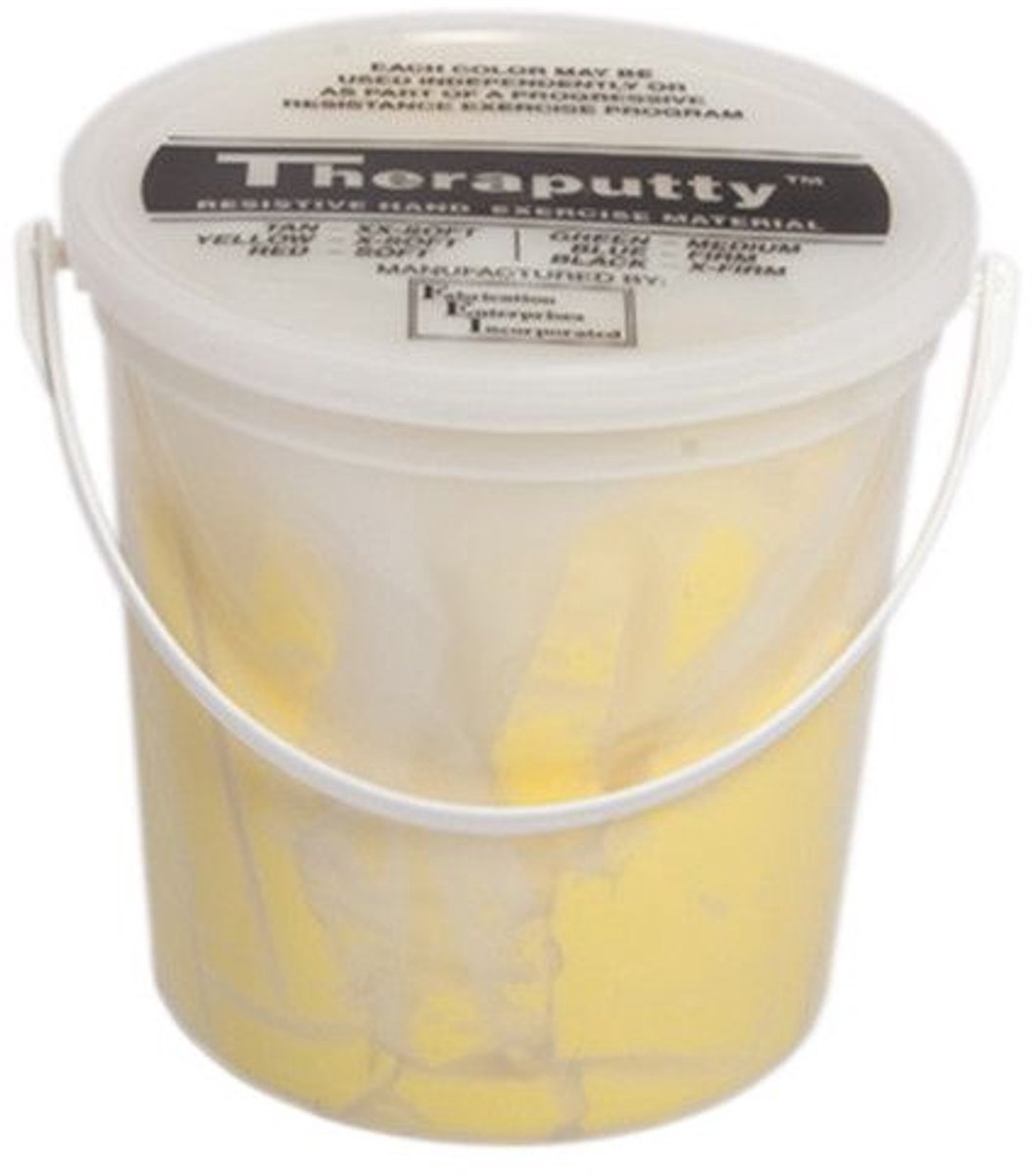 CanDo Theraputty 0,5kg Xsoft/Geel - Handoefenmateriaal - CanDo