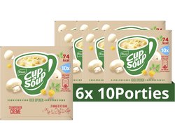 Knorr Cup A Soup - Champignon Crème - zonder smaakversterkers, kleurstoffen en conserveermiddelen - 60 Porties
