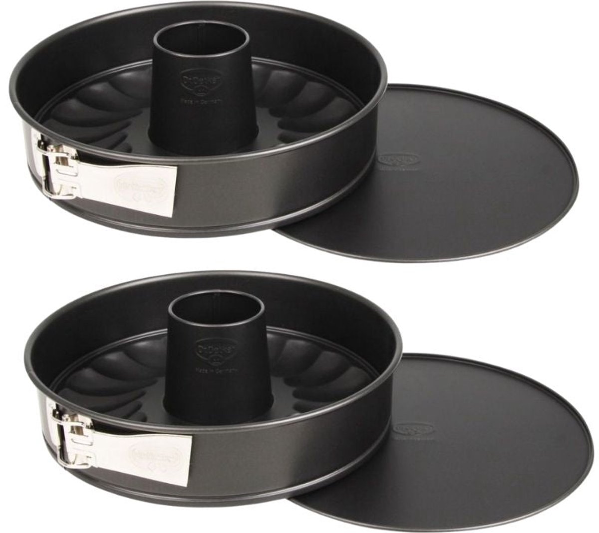 Set van 2 Bakvormen voor taart en savarin met dubbele bodem 26 cm Dr.Oetker Tradition