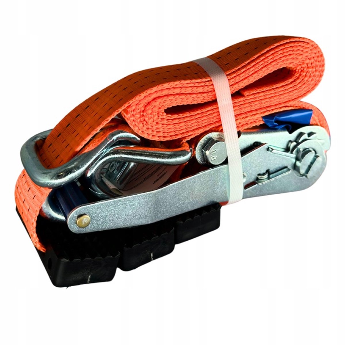 sjorband 4t 3,0m breedte 50 mm - twee vingerhaak - transportband met draaibare haken en blokken - autotransporter