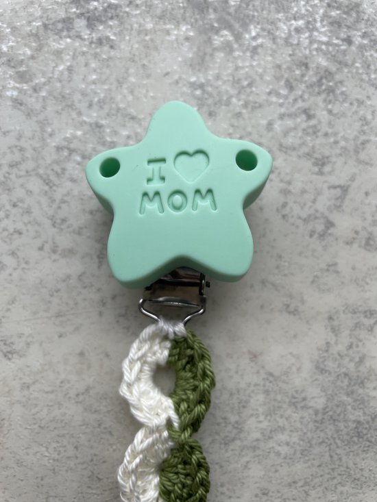 Maminobaby.nl Babygeschenkset jongens | Rompertje | Sokjes | Knuffelpopje | Slabbetje | Handmade Speenkoord | Kraamcadeau | Baby shower — afbeelding 2