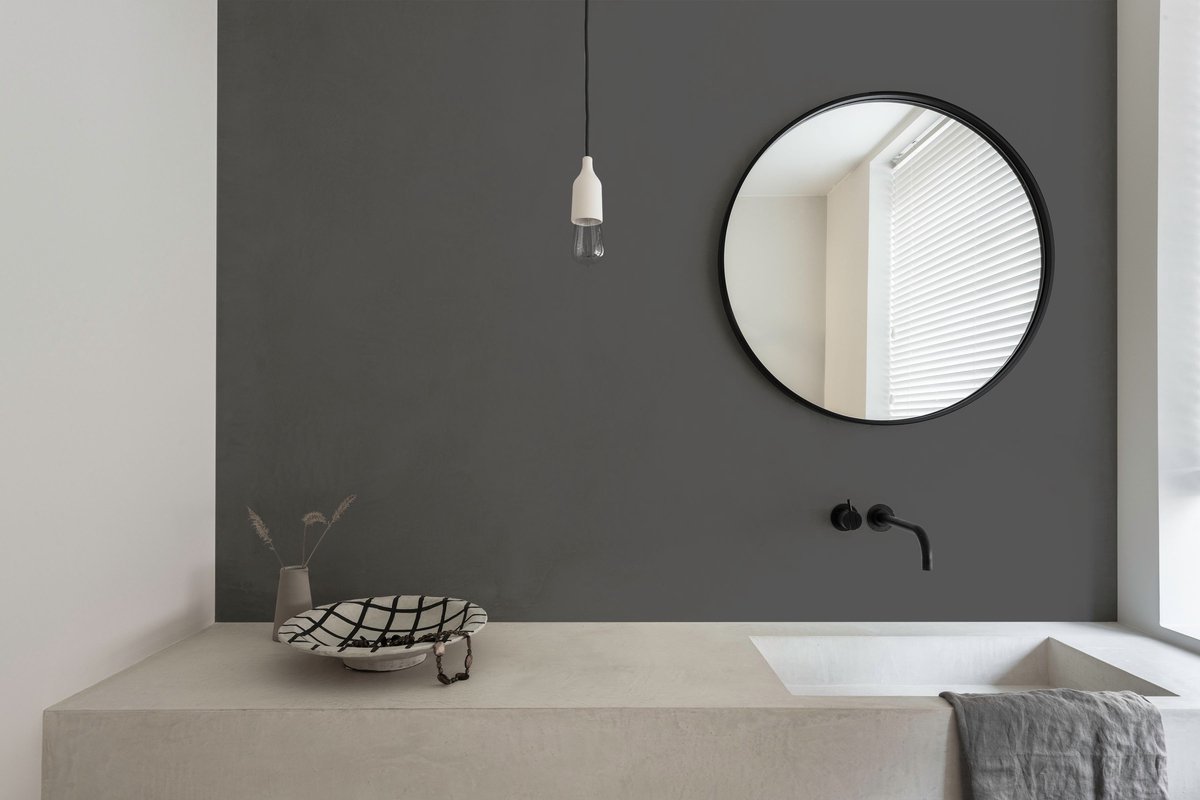 Flexa - Strak Op De Muur Binnen Mat - Antraciet - Mengverf - 1 L – foto 6