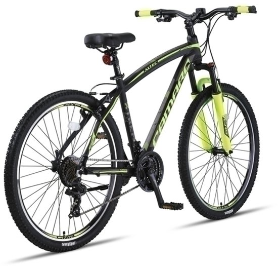 Altec Hardtail Mountainbike Camaro MTB 27.5 Inch 45 cm Unisex 21V V-Brakes Zwart/Lime — afbeelding 3