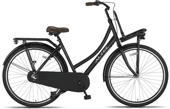 Altec Transportfiets dames Nostalgia 28 Inch 53 cm Dames 3V Terugtraprem Matzwart