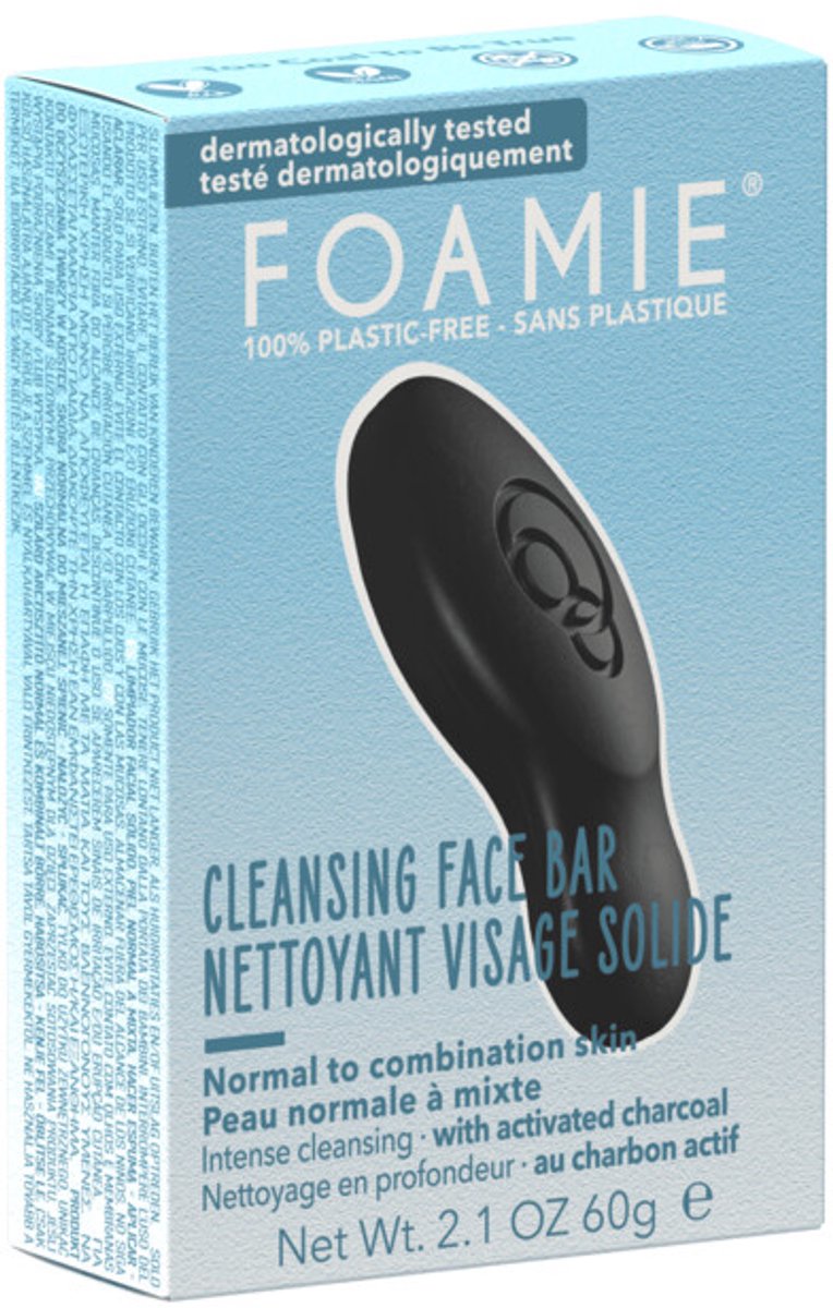 Foamie Face Bar Too Coal to Be True - 3 x - Voordeelverpakking