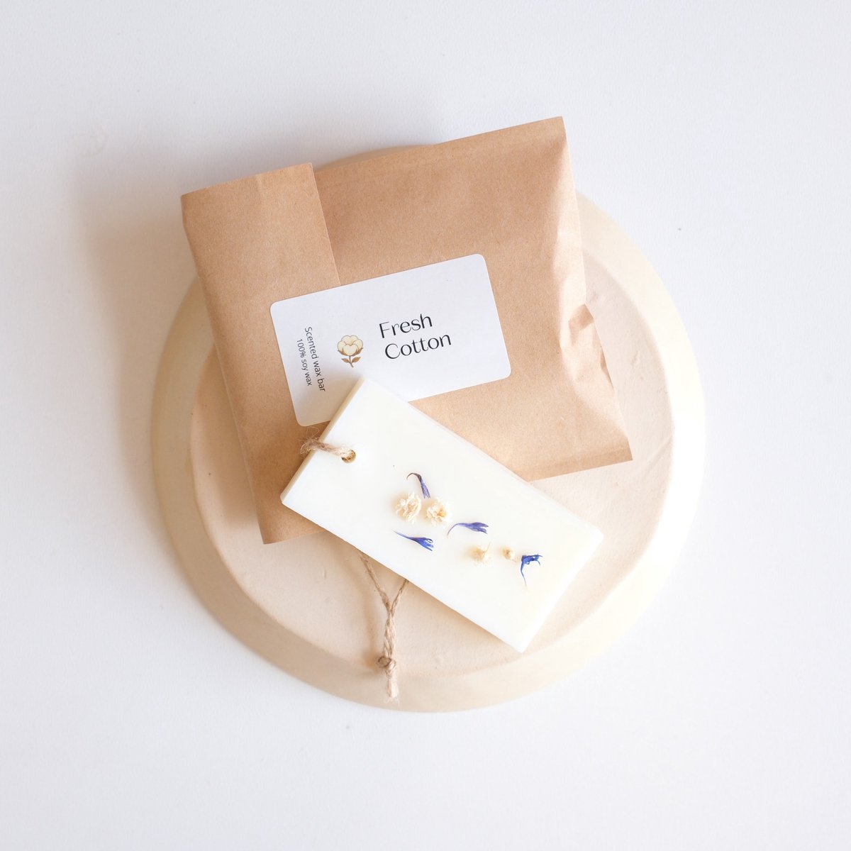 Geurhanger Fresh Cotton - Geurhanger Kledingkast - Sojawas Geurhangers - Huisparfum Soja Was - Huisgeur Waxmelts - Fris Katoen Geur Essentiële Olie