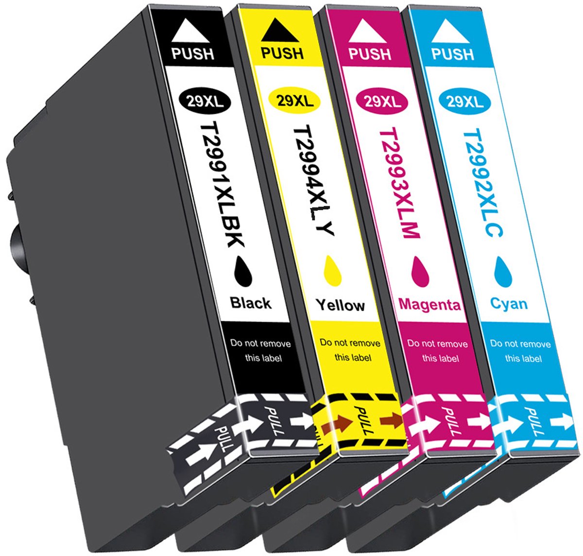 E-2991*2+E-2992*2+E-2993*2+E-2994*2 Geschikt voor Epson T2991 29XL Europese en Australische inktcartridges voor XP235, XP332, XP432 printers