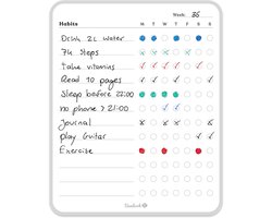 Sticky Habit Tracker - Week