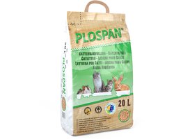Plospan Kattenbak Houtkorrel 20 liter