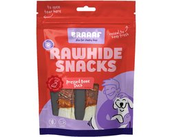 3x Braaaf Hondensnack Geperst Bot Eend 12,5 cm 130 gr
