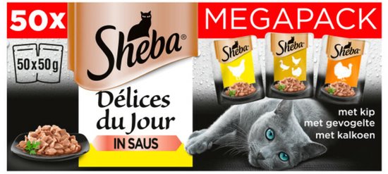 Sheba Sauce Collection Adult In saus Multipack - Pets Place Sheba Sauce Collection Adult In saus Multipack - Pets Place