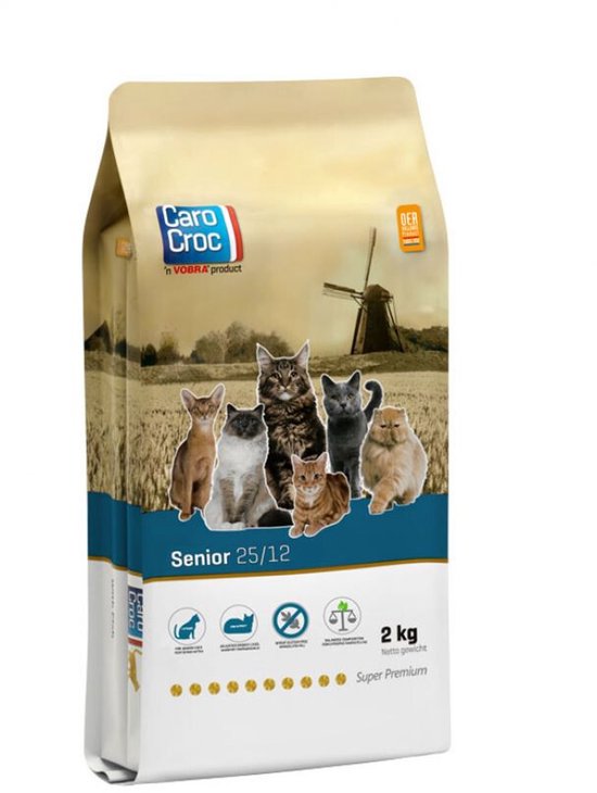 Carocroc Senior - Lam/Rijst - Kattenvoer - 2 kg