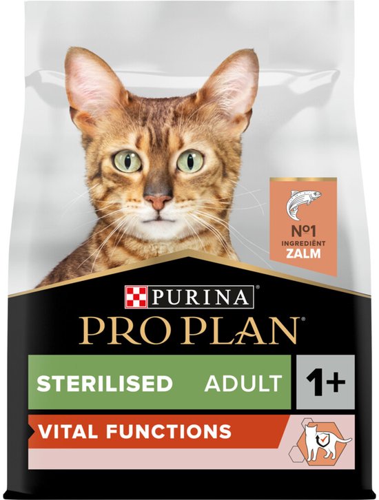 Pro Plan Adult Sterilised Vital Functions Zalm - 4 x 3 kg - Voordeelverpakking