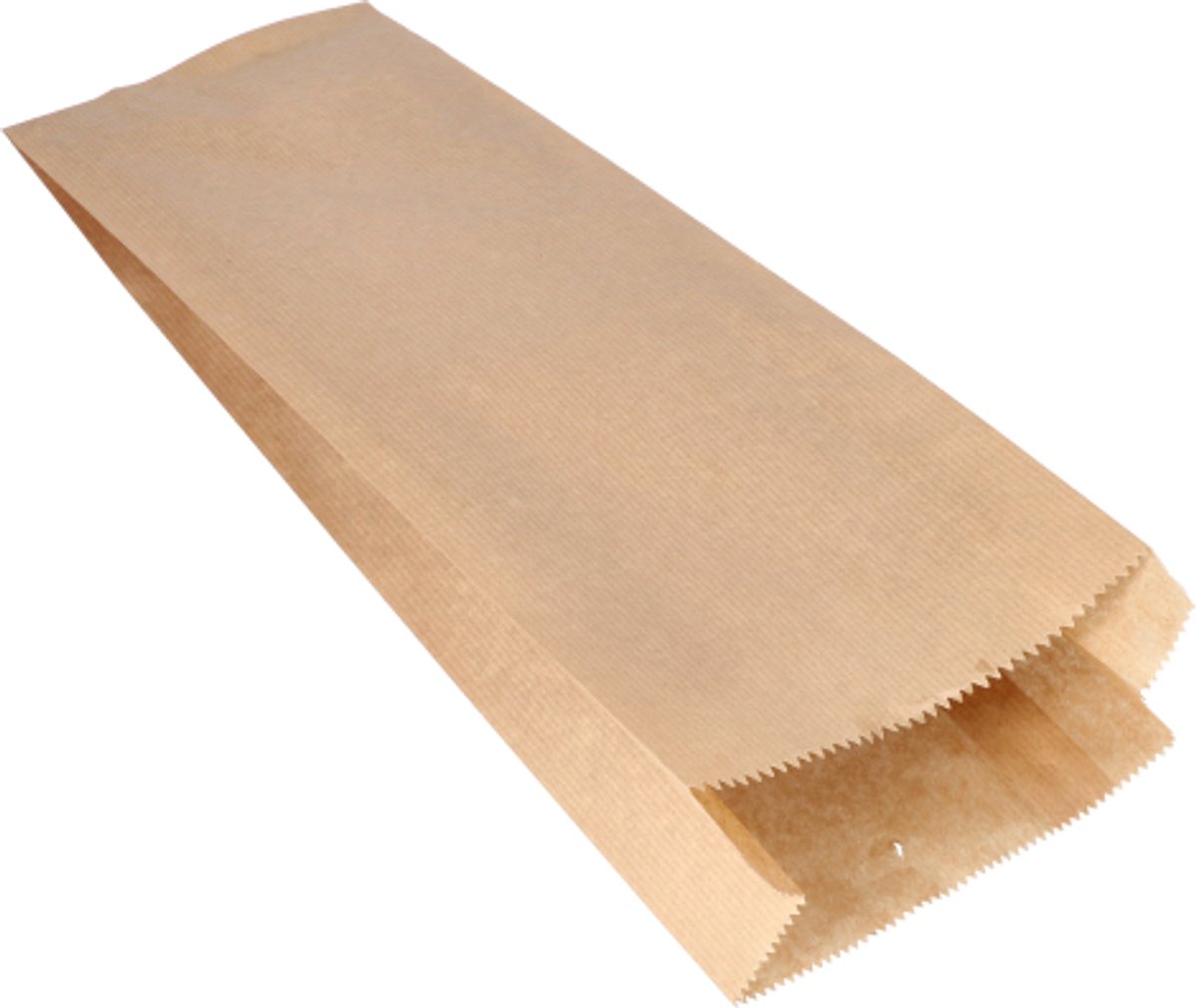 Image of 1000 Papieren zakken aaneengeregen Papier (kraft) 42 cm x 15 cm x 7 cm bruin inhoud 3 kg