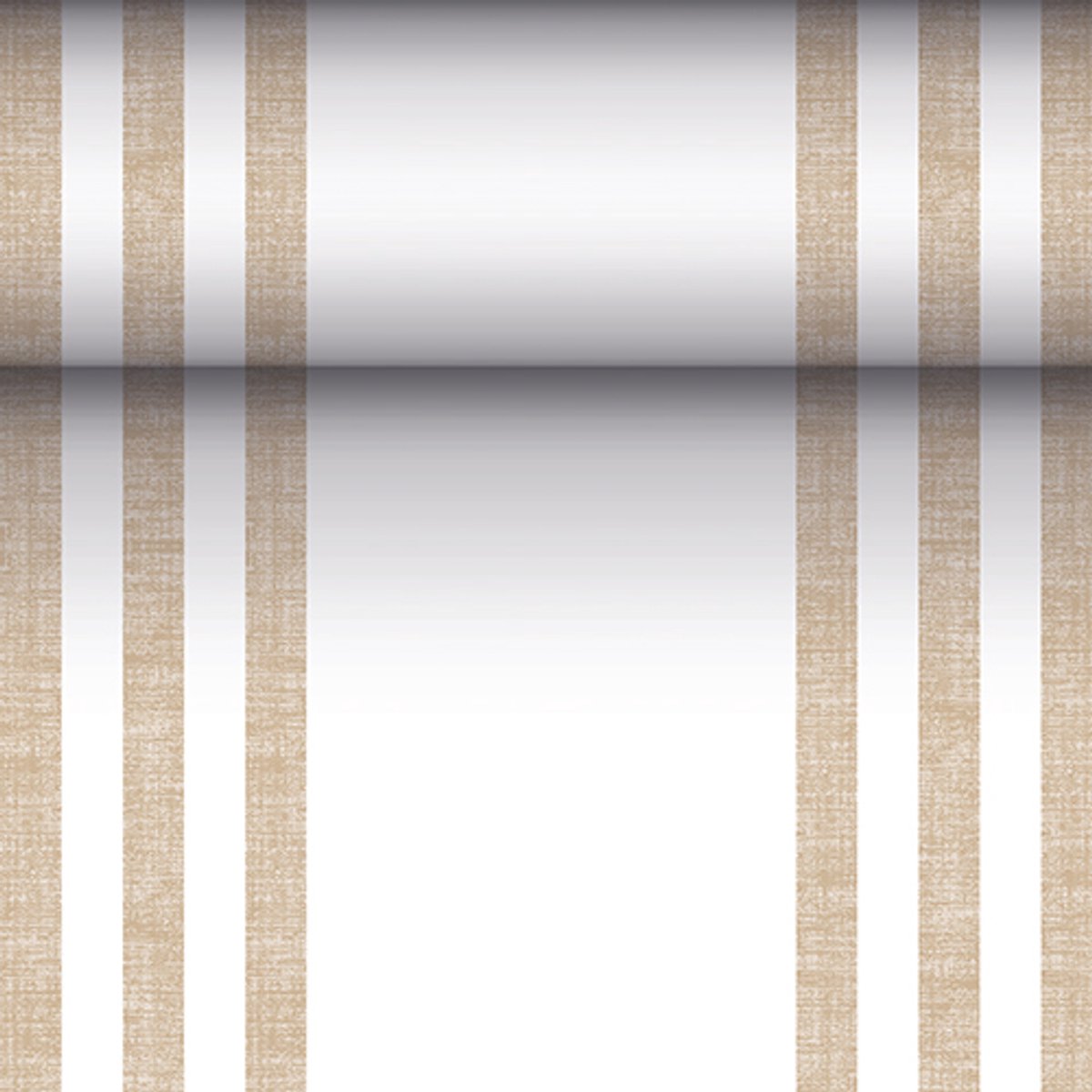 Tafellopers, stofkarakter, PV-Tissue Mix "ROYAL Collection" 24 m x 40 cm zand "Lines"