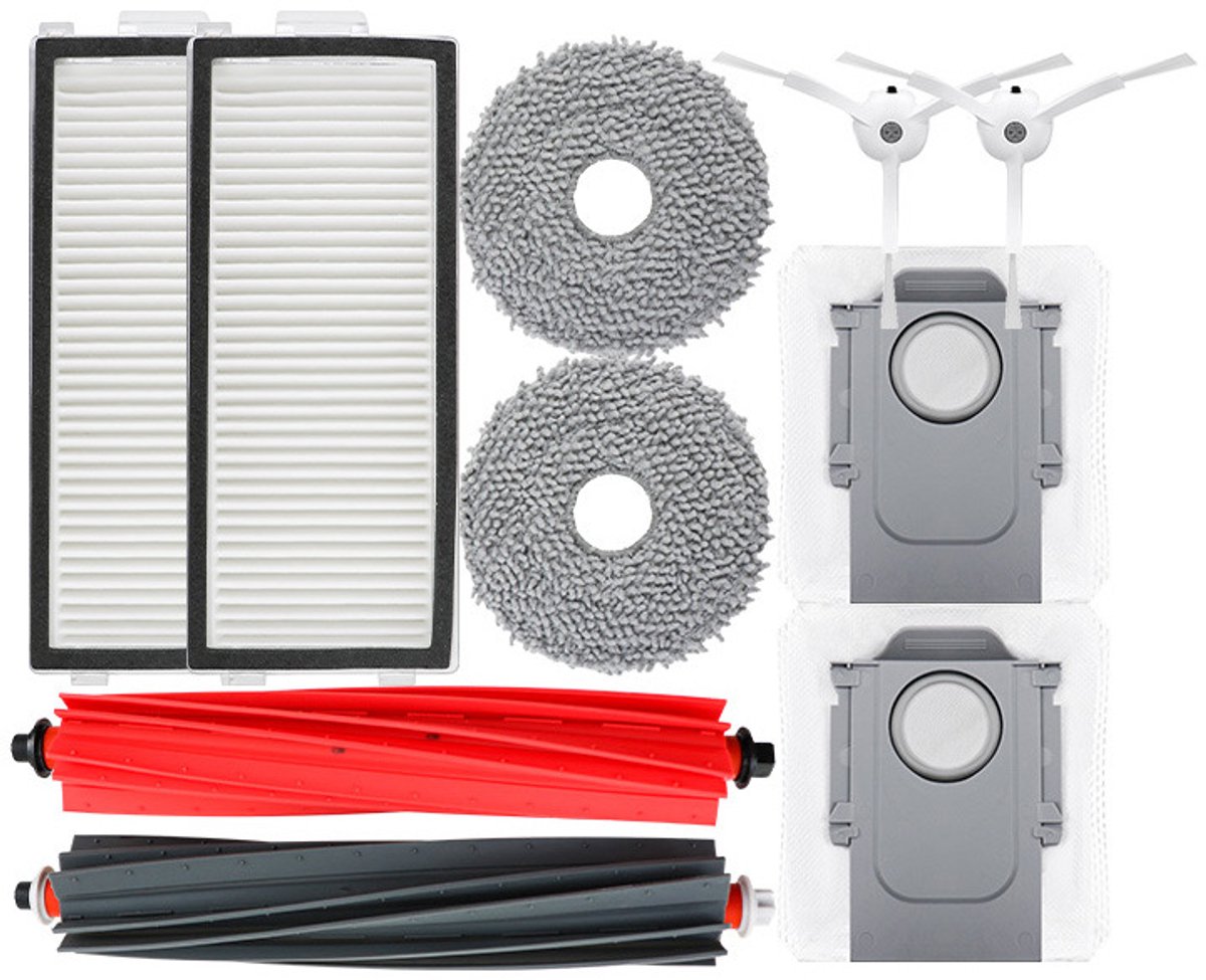 Geschikt voor Roborock V20 Qrevo Master/Slim Accessoires voor veegrobot vervangingsonderdelen-10 stuks