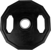 Disque Olympique En Caoutchouc VirtuFit - 10 Kg - Ouverture 50 Mm - Pour Barres Et Entraînement Au Sol