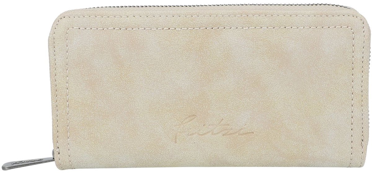 Fritzi aus Preußen portemonnee Nicky Vintage Wallet Sand beige