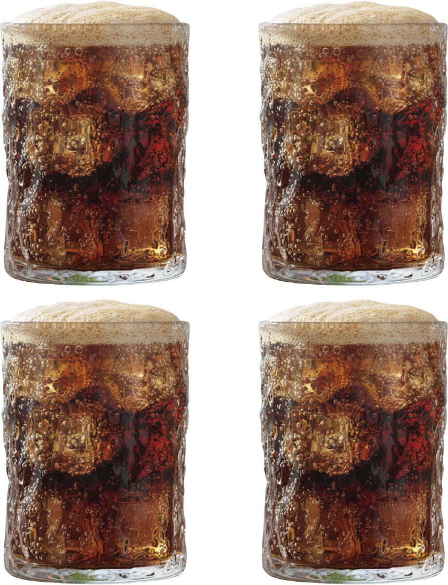 Betrahan Drinkglazen - Set van 4 - 250ML - Frisdrankglazen - Waterglazen - Glazen