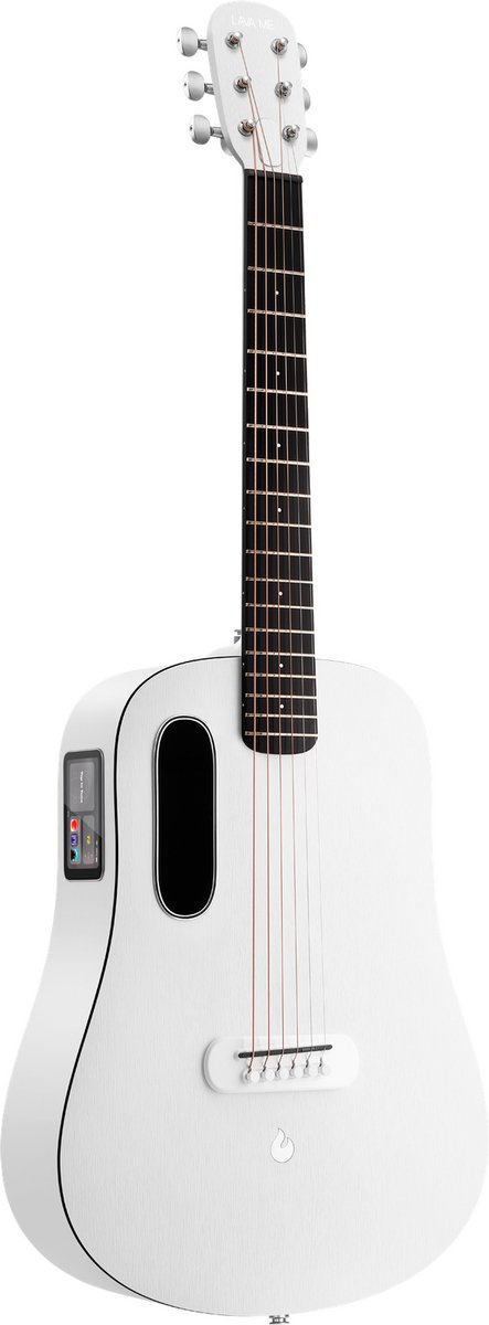 LAVA ME Play Frost White – Smart Gitaar met Hilava 2.0, Effecten en Tas