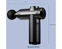 De spiermassage gun is een stille deep tissue impact massager, speciaal ontworpen voor sporters. Hij is uitgerust met 32 snelheidsinstellingen, 8 massagekoppen, een lcd-touchscreen en een handzaam ontwerp.