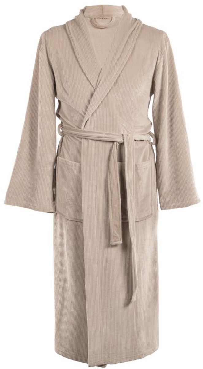 Tiseco Kamerjas ELENA - ochtondjas - baby fleece - unisex, taupe