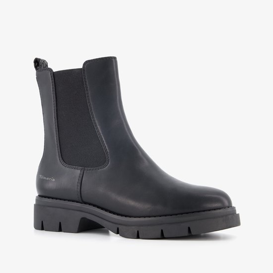 Tamaris dames Chelsea boots zwart - Maat 38