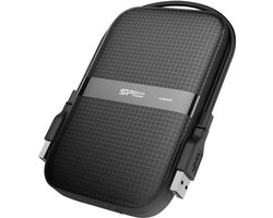 Silicon Power - Armor A60 - Portable USB 3.2 - Externe Harde Schijf - 2TB - Zwart