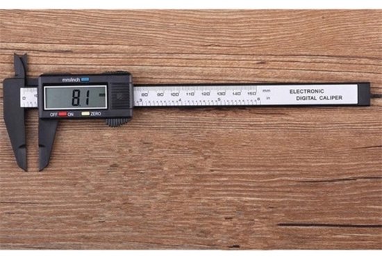Kynup 200 mm digitale schuifmaat roestvrij staal digitale schuifmaat meetinstrument LCD-display voor huishoudelijke en industriële meting