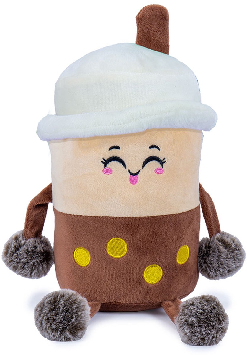 Bubble Tea - 25cm With Arms Bruine Knuffel