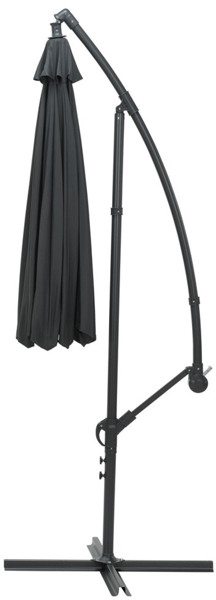 Garden Impressions - Parasol - Athene - Ø300 cm - Frame royal grey - Donkergrijs – foto 8